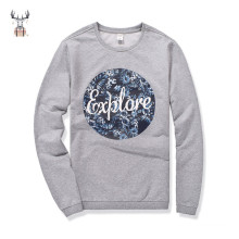 Fashion high quality wholesale custom printing mens crewneck sweatshirt